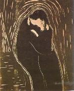 Edvard Munch Kiss oil painting